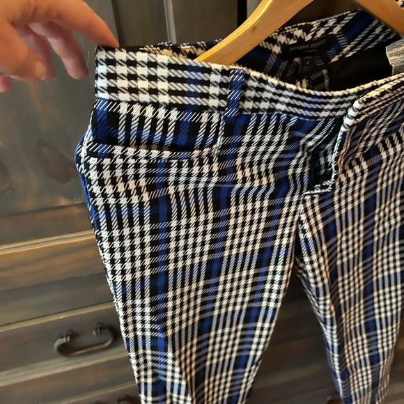 Plaid skinny classic Sloan mid-rise pants - Picture 2 of 3
